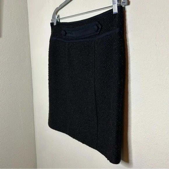 Nanette Lepore Brown and Black Wool Blend Skirt Size 8 - Picture 2 of 7